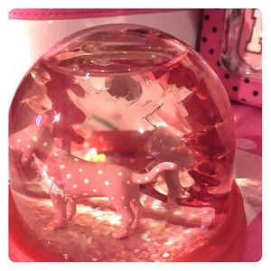For 1pinkqueen ONLY Uber rare PINK snow globe